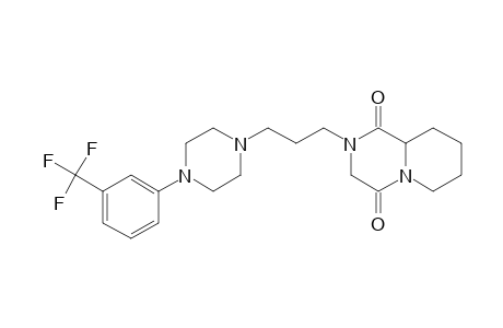 2-[3-[4-(META-(TRIFLUOROMETHYL)-PHENYL)-PIPERAZIN-1-YL]-PROPYL]-1,4-DIOXOPERHYDRO-PYRIDO-[1,2-A]-PYRAZINE