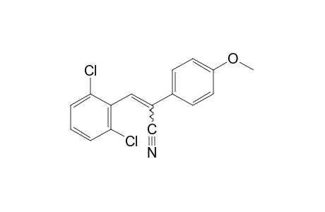 3-(2,6-dichlorophenyl)-2-(p-methoxyphenyl)acrylonitrile