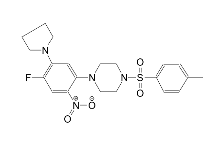 piperazine, 1-[4-fluoro-2-nitro-5-(1-pyrrolidinyl)phenyl]-4-[(4-methylphenyl)sulfonyl]-