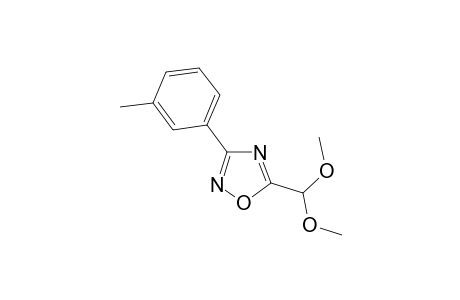 5-(Dimethoxymethyl)-3-(3-methylphenyl)-1,2,4-oxadiazole