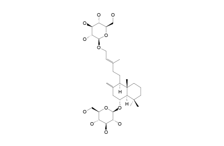 GOMOJOSIDE-H;LABDA-8(17),13E-DIEN-6,15-DI-O-BETA-GLUCOPYRANOSIDE