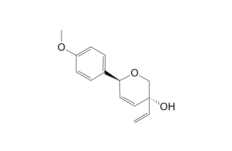 (3R,6S)-3-ethenyl-6-(4-methoxyphenyl)-2,6-dihydropyran-3-ol