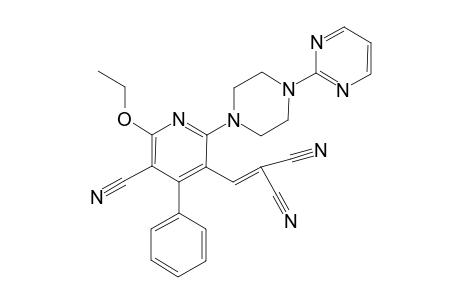 3-Cyano-2-ethoxy-5-(2,2-dicyanovinyl)-6-{N-4-(1,3)pyrazinyl piperazinyl}-4-phenylpyridine