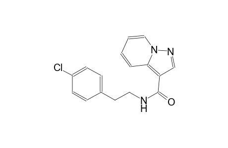 pyrazolo[1,5-a]pyridine-3-carboxamide, N-[2-(4-chlorophenyl)ethyl]-