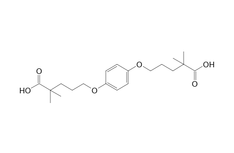 5,5'-(p-phenylenedioxy)bis[2,2-dimethylvaleric acid]