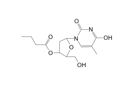 5-(4-hydroxy-5-methyl-2-oxopyrimidin-1(2H)-yl)-2-(hydroxymethyl)tetrahydrofuran-3-yl butyrate