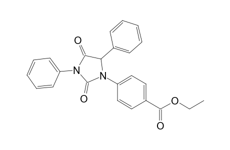 Benzoic acid, 4-(2,4-dioxo-3,5-diphenyl-1-imidazolidinyl)-, ethyl ester