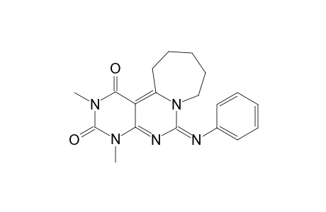 9,11-Dimethyl-7-phenyliminopyrimido[4',5':4,5]pyrimido[6,1-a]azepine-10,12(9H,11H)-dione