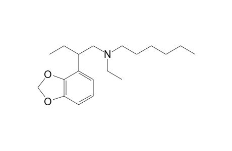 N-Ethyl-N-hexyl-2-(2,3-methylenedioxyphenyl)butan-1-amine