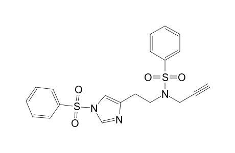 N-[2-(1-besylimidazol-4-yl)ethyl]-N-propargyl-benzenesulfonamide