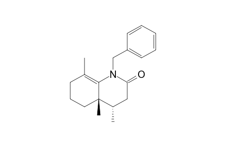 (4S,4aS)-1-benzyl-4,4a,8-trimethyl-4,5,6,7-tetrahydro-3H-quinolin-2-one
