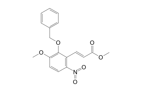 (E)-Methyl 3-(2-benzyloxy-3-methoxy-6-nitrophenyl)prop-2-enoate