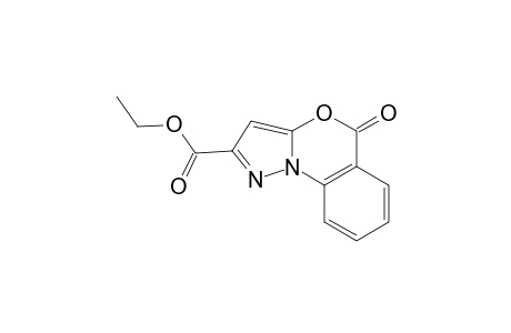 5H-pyrazolo[1,5-a][3,1]benzoxazine-2-carboxylic acid, 5-oxo-, ethyl ester