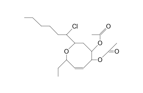 (6X,9R,10R)-6-Chlorolauthis-11-ene-9,10-diyl-diacetate