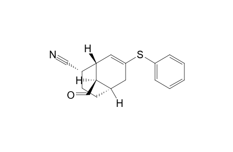 (1S*,2S*,5S*,9R*)-9-Formyl-7-phenylthiobicyclo[3.3.1]non-7-ene-2-carbonitrile