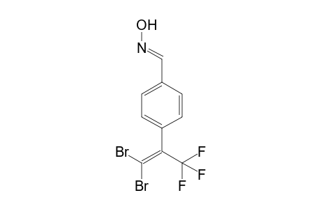 (1E)-4-(1,1-dibromo-3,3,3-trifluoroprop-1-en-2-yl)benzaldehyde oxime