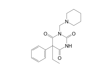 5-ethyl-5-phenyl-1-(piperidinomethyl)barbituric acid