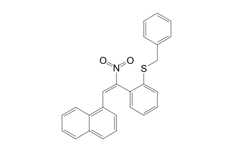 (E)-1-[2-(Benzylsulfanyl)phenyl]-2-(1-naphthyl)-1-nitroethene
