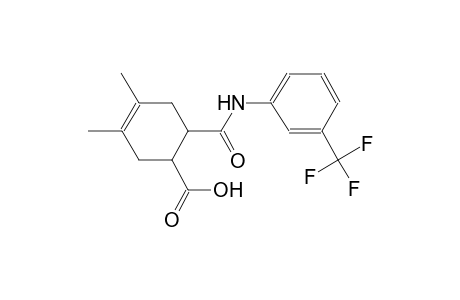 3,4-Dimethyl-6-(3-trifluoromethyl-phenylcarbamoyl)-cyclohex-3-enecarboxylic acid