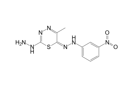 [6-(3-Nitro-phenylhydrazo)-5-methyl-6H-1,3,4-thiadiazino-2-yl]hydrazine