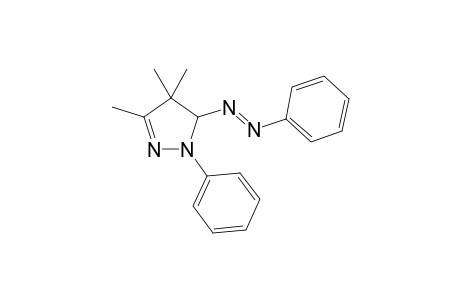 3,3,4-Trimethyl-1=phenyl-5-phenylazo-2-pyrazoline