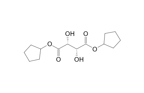 (2R,3R)-2,3-dihydroxybutanedioic acid dicyclopentyl ester