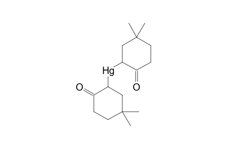 Bis-(5,5-dimethyl-(2-oxocyclohexyl)-mercury)