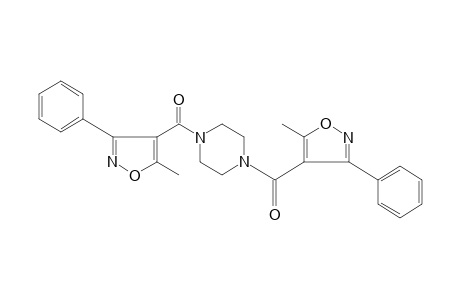 1,4-BIS[(5-METHYL-3-PHENYL-4-ISOXAZOLYL)CARBONYL]PIPERAZINE