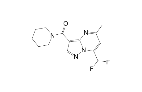 7-(difluoromethyl)-5-methyl-3-(1-piperidinylcarbonyl)pyrazolo[1,5-a]pyrimidine