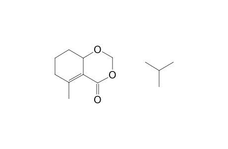 4H-1,3-BENZODIOXIN-4-ONE, 2-(1,1-DIMETHYLETHYL)-6,7,8,8A-TETRAHYDRO-5-METHYL-, (2S-trans)-