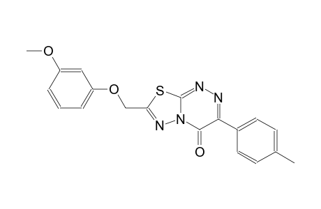4H-[1,3,4]thiadiazolo[2,3-c][1,2,4]triazin-4-one, 7-[(3-methoxyphenoxy)methyl]-3-(4-methylphenyl)-