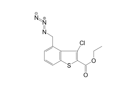 Benzothiophene-2-carboxylic acid, 4-azidomethyl-3-chloro-, ethyl ester