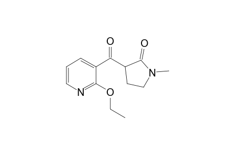 3-[(2-Ethoxy-3-pyridinyl)carbonyl]-1-methyl-2-pyrrolidinone