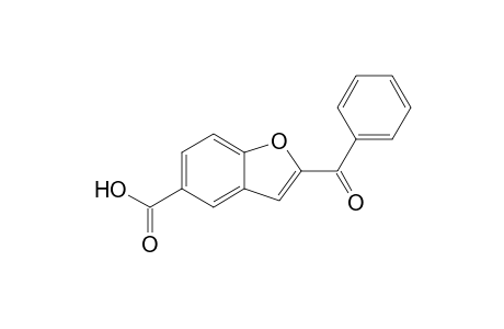 5-Benzofurancarboxylic acid, 2-benzoyl-