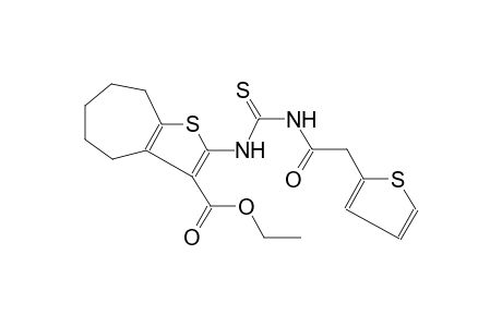 ethyl 2-({[(2-thienylacetyl)amino]carbothioyl}amino)-5,6,7,8-tetrahydro-4H-cyclohepta[b]thiophene-3-carboxylate