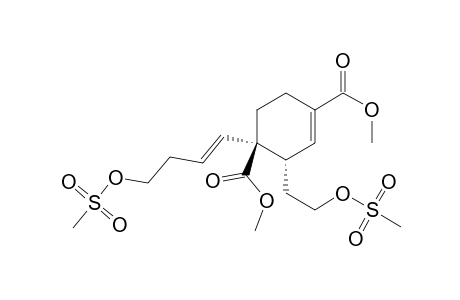 1-Cyclohexene-1,4-dicarboxylic acid, 4-[4-[(methylsulfonyl)oxy]-1-butenyl]-3-[2-[(methylsulfonyl)oxy]ethyl]-, dimethyl ester, [3.alpha.,4.beta.,4(E)]-