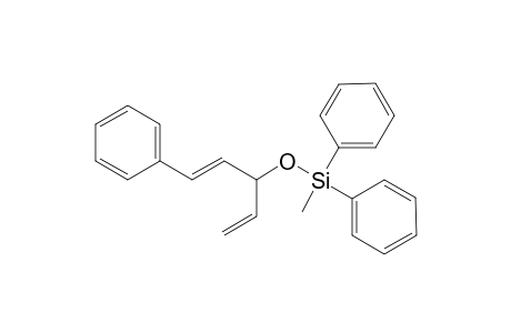 1-(E)-(2-Phenylethenyl)-1-(diphenylmethylsilyloxy)prop-2-ene