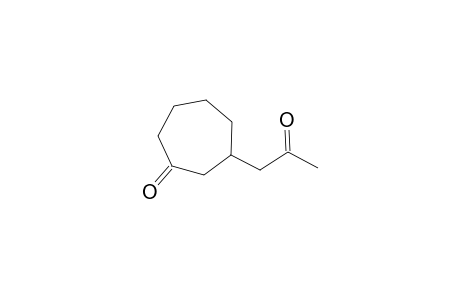 Cycloheptanone, 3-(2-oxopropyl)-
