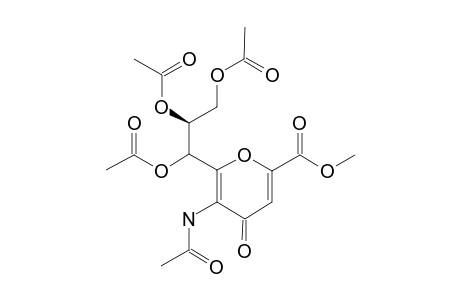 METHYL-5-ACETAMIDO-7,8,9-TRI-O-ACETYL-2,6-ANHYDRO-3,5-DIDEOXY-D-ARABINO-NONA-2,5-DIEN-4-ULOSONATE