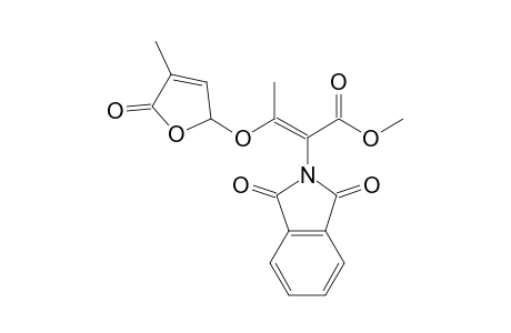 (Z)-2-(1,3-dioxo-2-isoindolyl)-3-[(4-methyl-5-oxo-2H-furan-2-yl)oxy]-2-butenoic acid methyl ester
