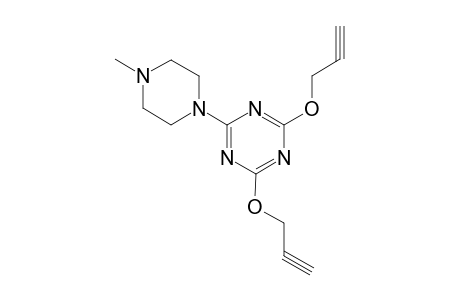 1,3,5-Triazine, 2-(4-methyl-1-piperazinyl)-4,6-bis(2-propynyloxy)-
