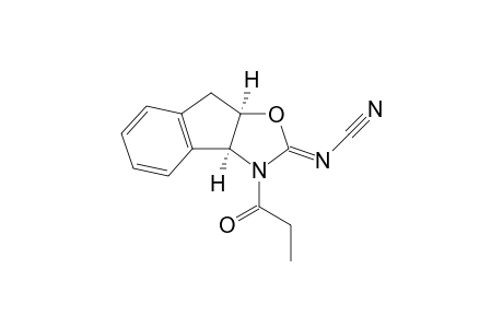 [(3aS,8aR)-3-(Propionyl)-3,3a,8,8a-tetrahydro-2H-indeno[1,2-d][1,3]oxazol-2-ylidene]cyanamide