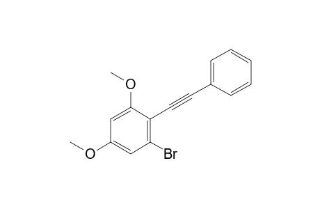 1-Bromo-3,5-dimethoxy-2-(phenylethynyl)benzene