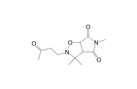 2,2,7-Trimethyl-3-(3'-oxobutyl)-3,7-diaza-4-oxabicyclo[3.3.0]octane-6,8-dione