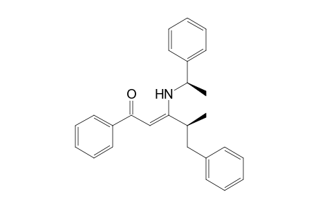 (Z,4S)-4-methyl-1,5-diphenyl-3-[[(1R)-1-phenylethyl]amino]-2-penten-1-one