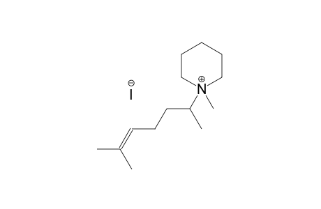 piperidinium, 1-(1,5-dimethyl-4-hexenyl)-1-methyl-, iodide