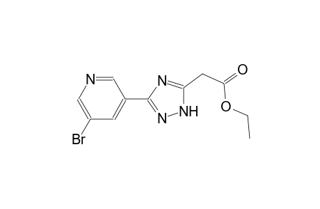 1H-1,2,4-triazole-5-acetic acid, 3-(5-bromo-3-pyridinyl)-, ethyl ester