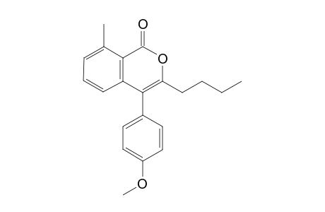 3-n-Butyl-4-(4-methoxyphenyl)-8-methyl-1H-isochromen-1-one