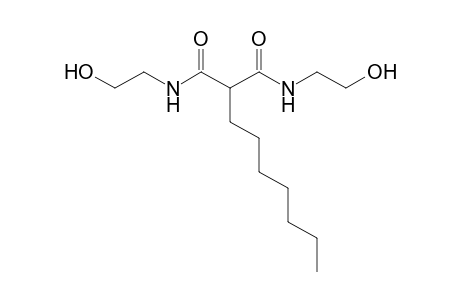 2-Heptyl-N,N'-bis(2-hydroxyethyl)-1,3-propanediamide