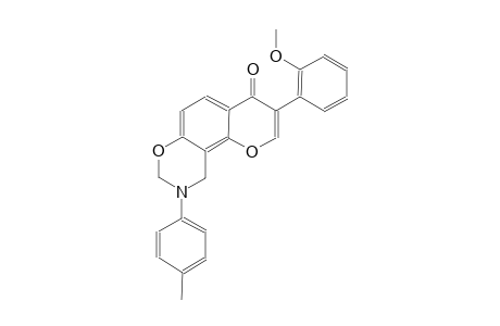 4H,8H-pyrano[2,3-f][1,3]benzoxazin-4-one, 9,10-dihydro-3-(2-methoxyphenyl)-9-(4-methylphenyl)-